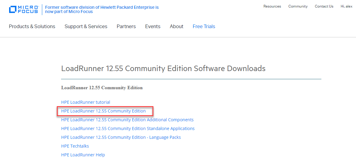 hp loadrunner 1253 download